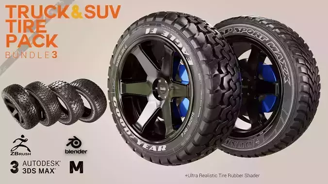 TRUCK - SUV Tire Pack Bundle 3