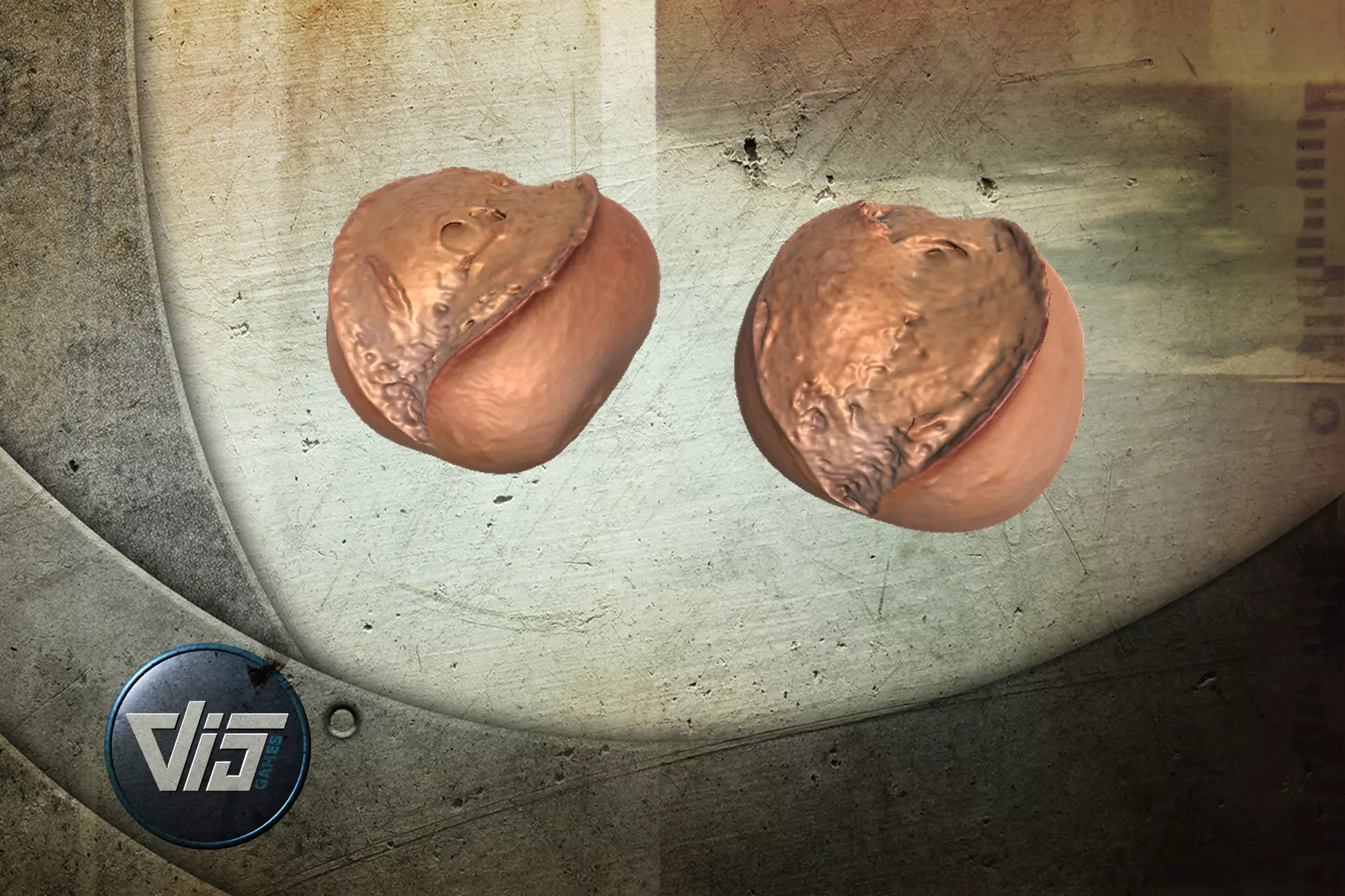 Scanned Bread Rolls 4 Low-poly 3D model_0