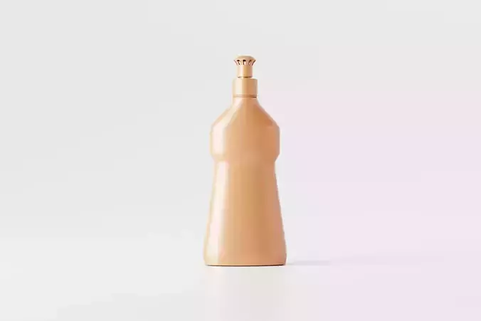 Cleaning product packaging bottle Low-poly 3D model