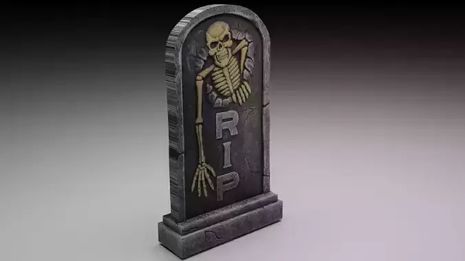 Gravestone 3D model