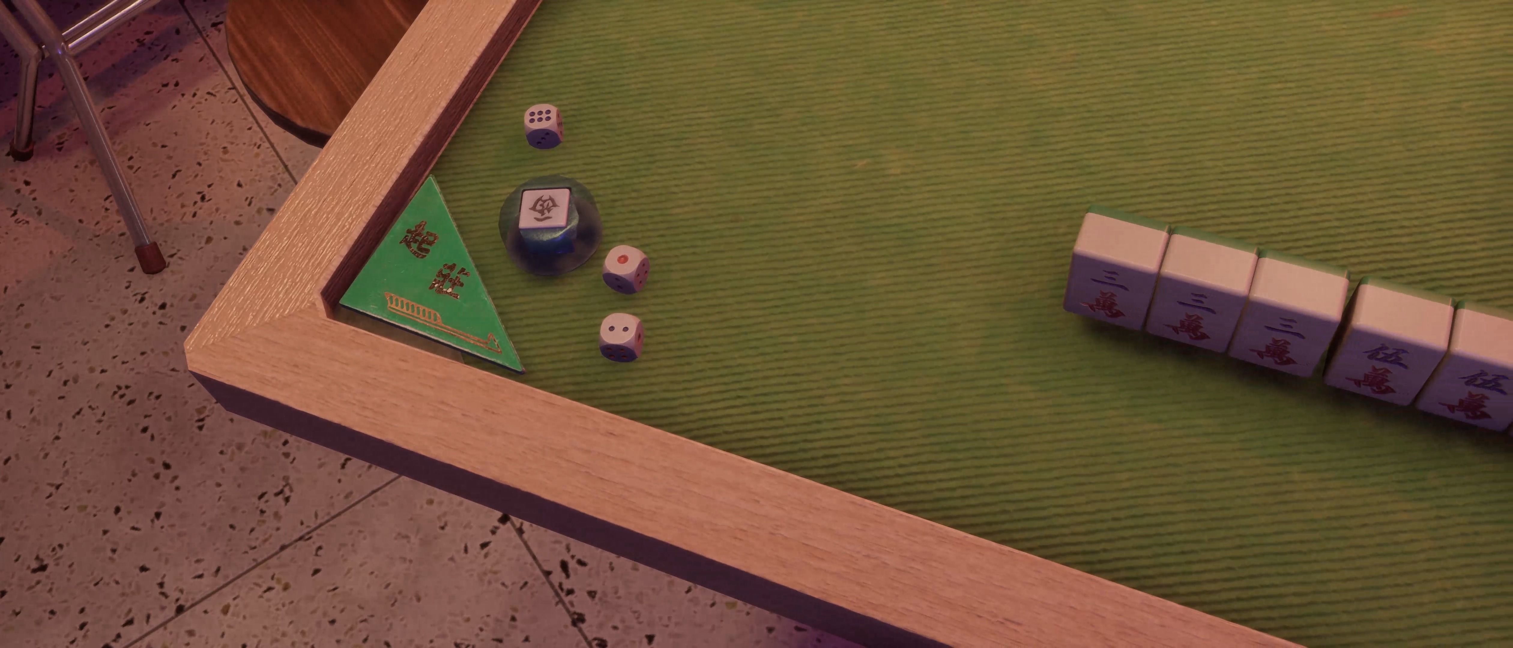 PBR Hong Kong Mahjong Set  Game Ready asset Low-poly 3D model_4