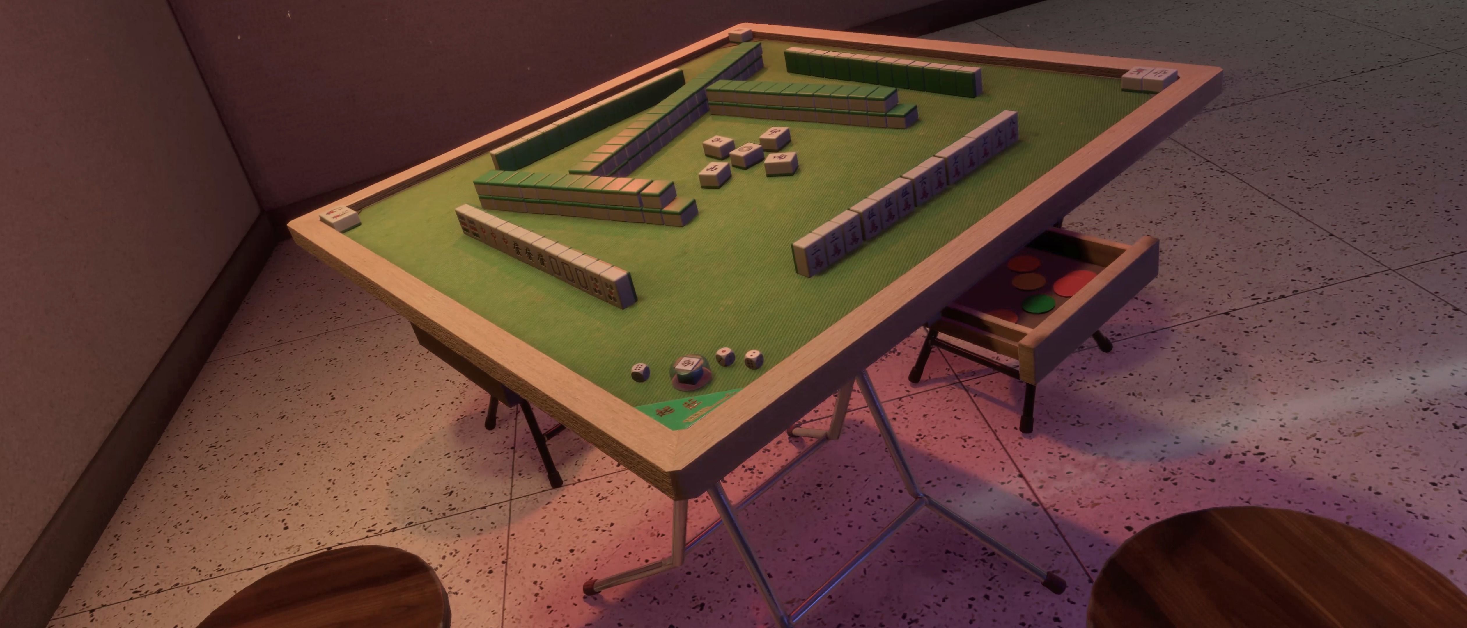 PBR Hong Kong Mahjong Set  Game Ready asset Low-poly 3D model_6