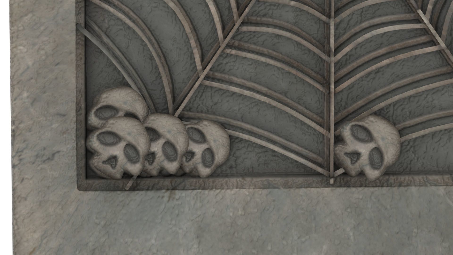 Gravestones Set 3D model_22