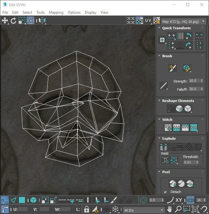 Gravestones Set 3D model_93