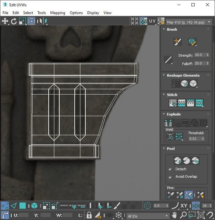 Gravestones Set 3D model_39