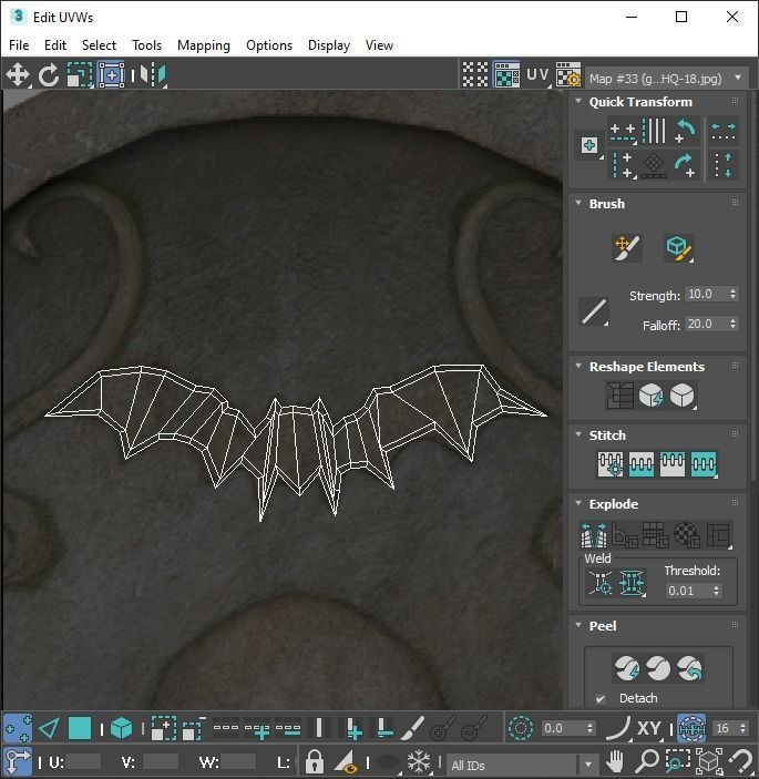 Gravestones Set 3D model_79