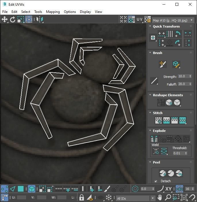 Gravestones Set 3D model_46