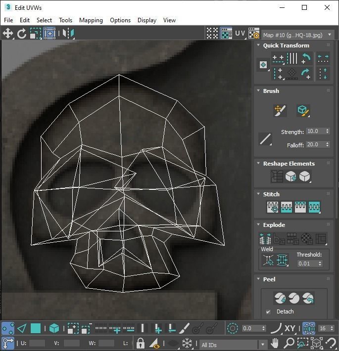Gravestones Set 3D model_51
