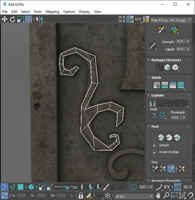 Gravestones Set 3D model_64