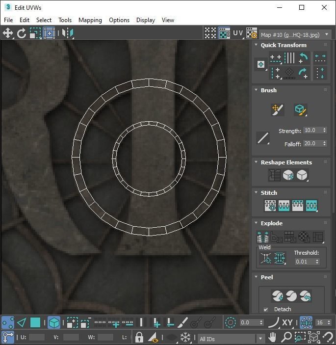 Gravestones Set 3D model_50
