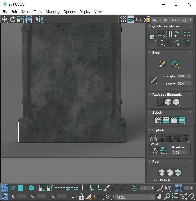Gravestones Set 3D model_43