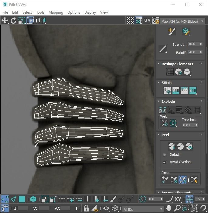 Gravestones Set 3D model_69