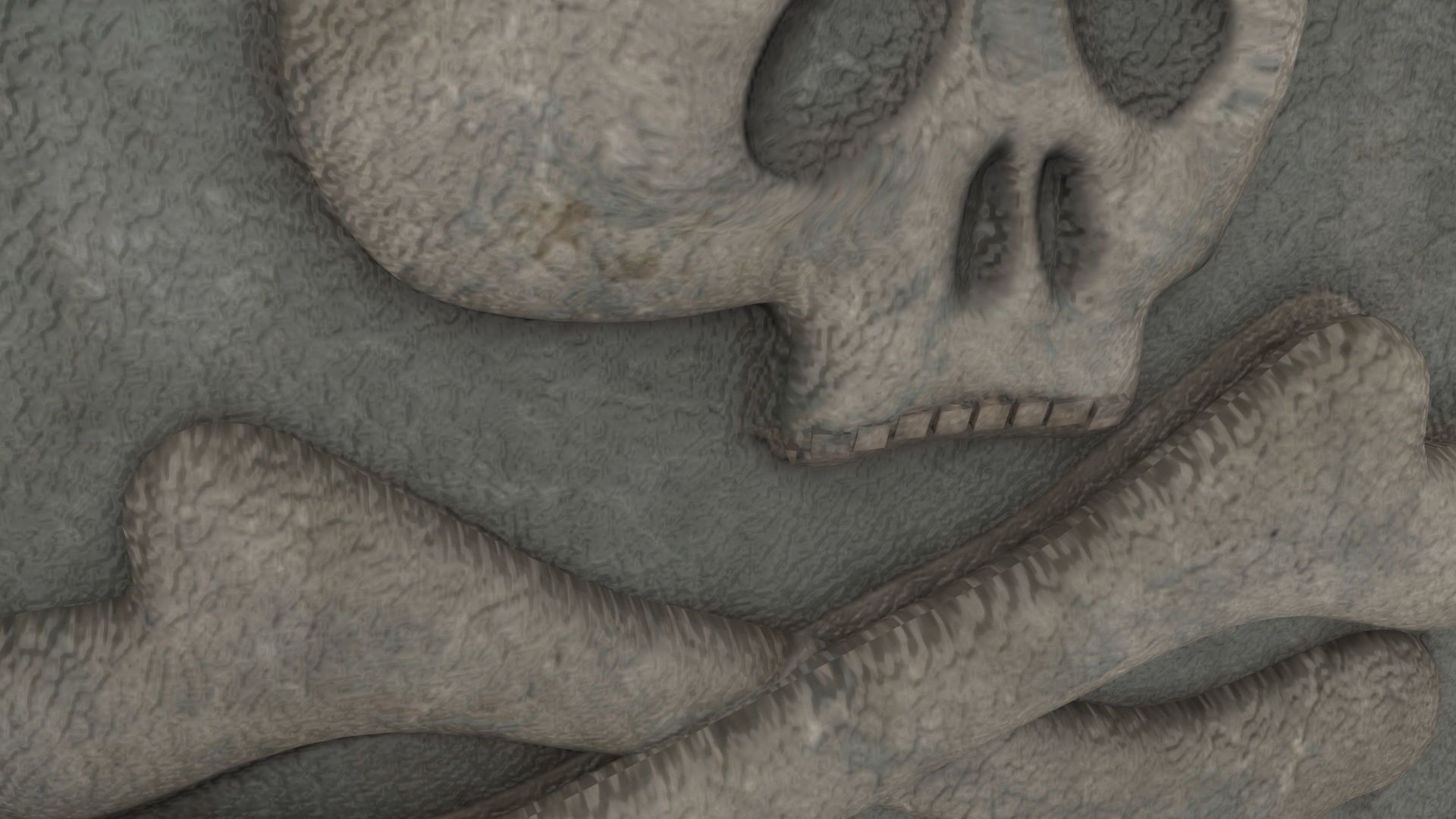 Gravestones Set 3D model_19