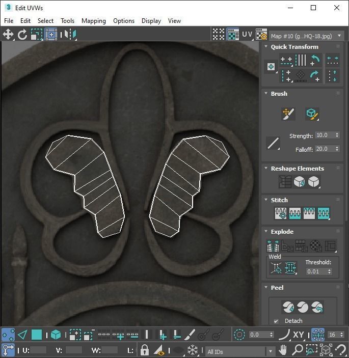 Gravestones Set 3D model_55
