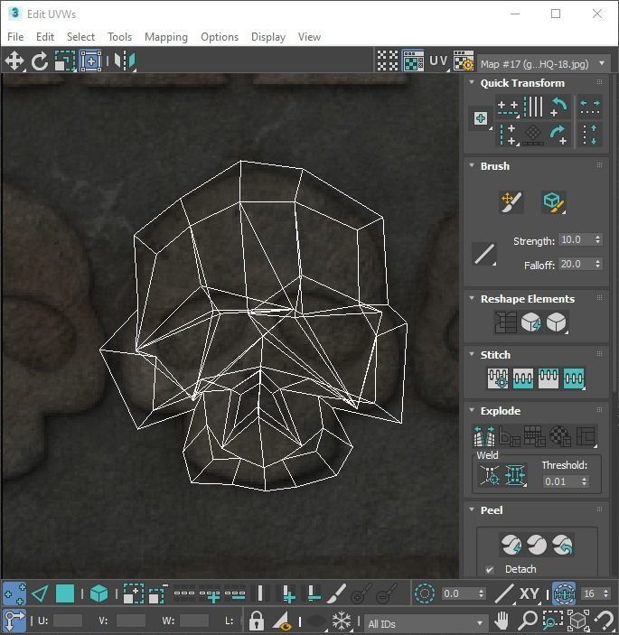 Gravestones Set 3D model_76