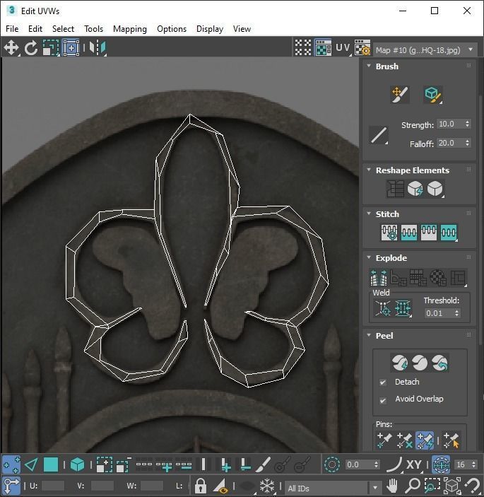 Gravestones Set 3D model_59