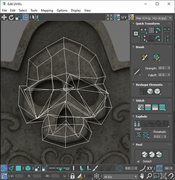 Gravestones Set 3D model_78