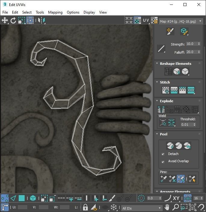 Gravestones Set 3D model_63