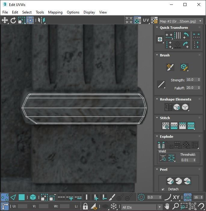 Gravestones Set 3D model_34