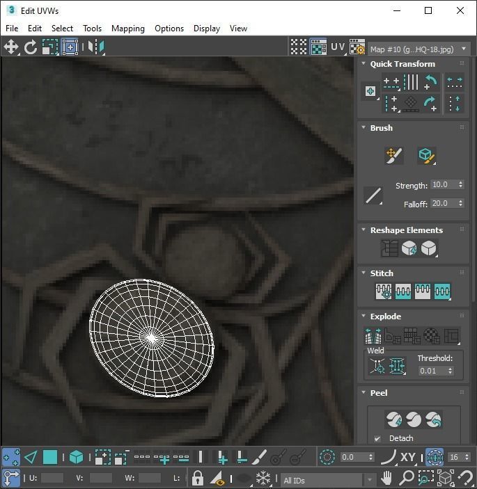 Gravestones Set 3D model_45
