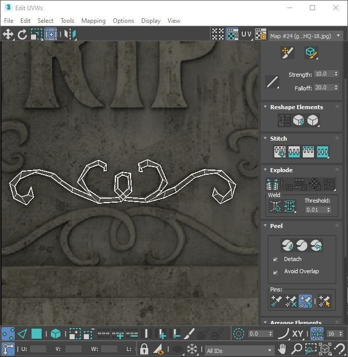 Gravestones Set 3D model_88
