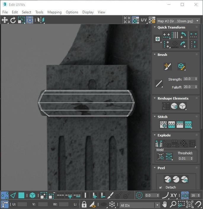 Gravestones Set 3D model_38