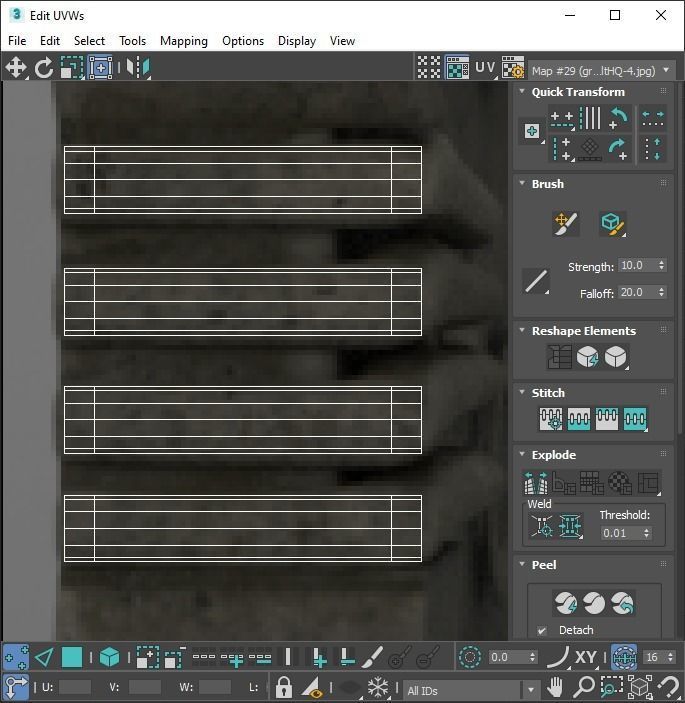 Gravestones Set 3D model_68
