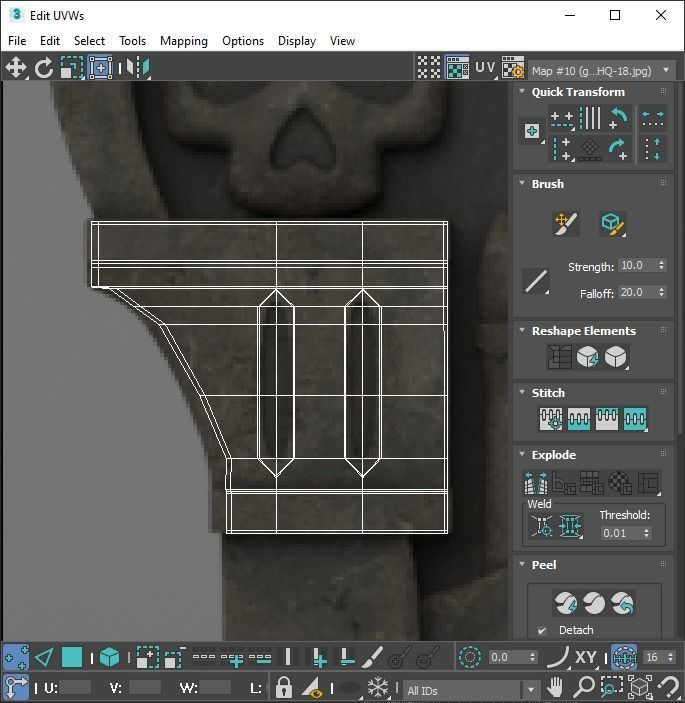 Gravestones Set 3D model_41