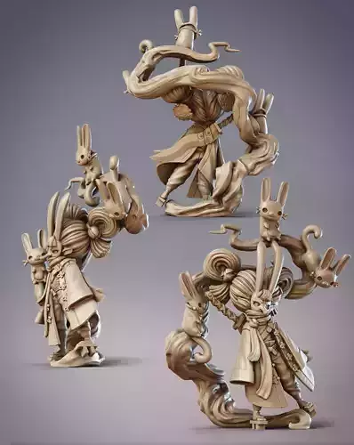 Giusa 3D model bunny