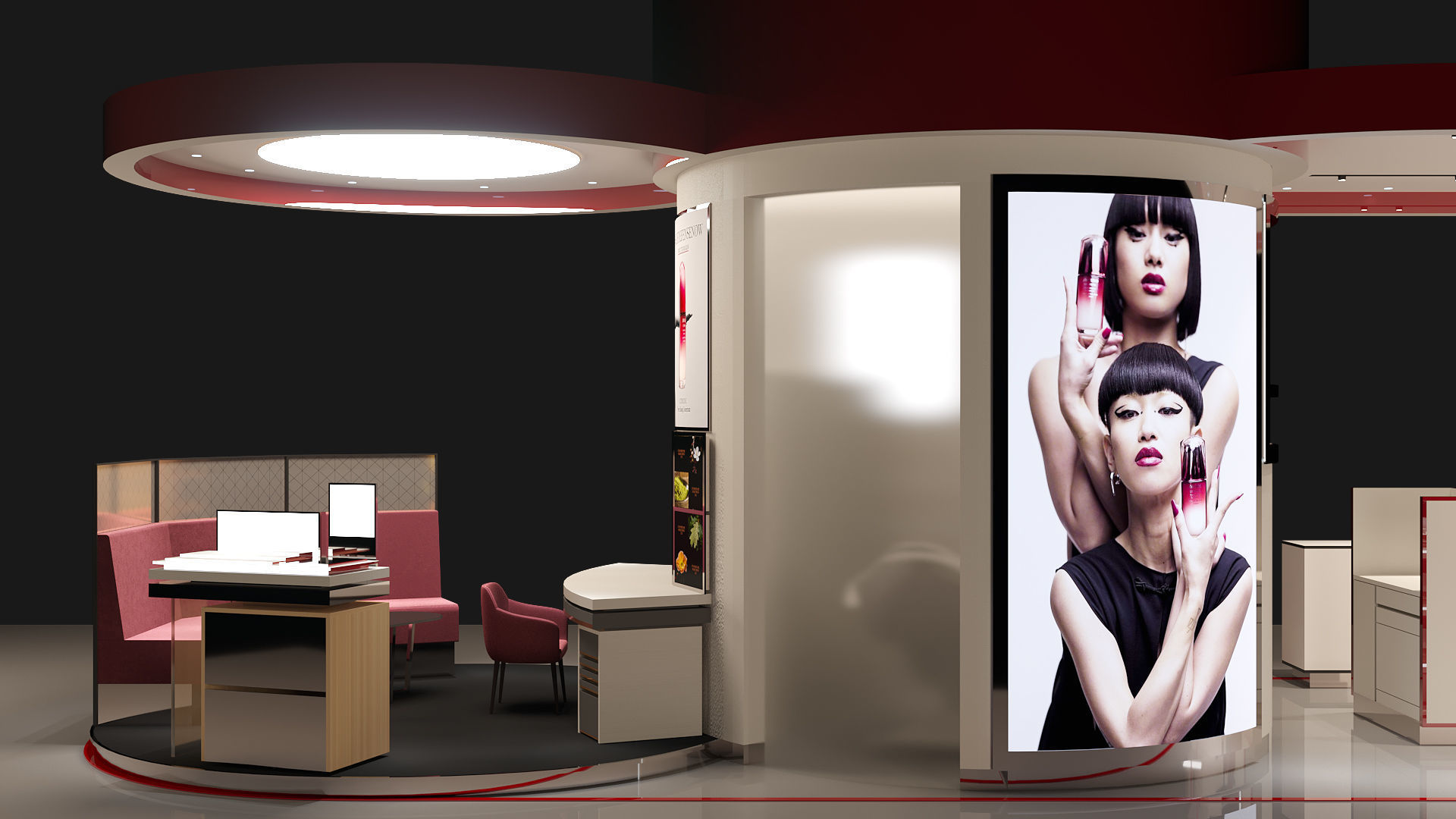 BEAUTY STORE FULL 3D SCENE 3D model_3