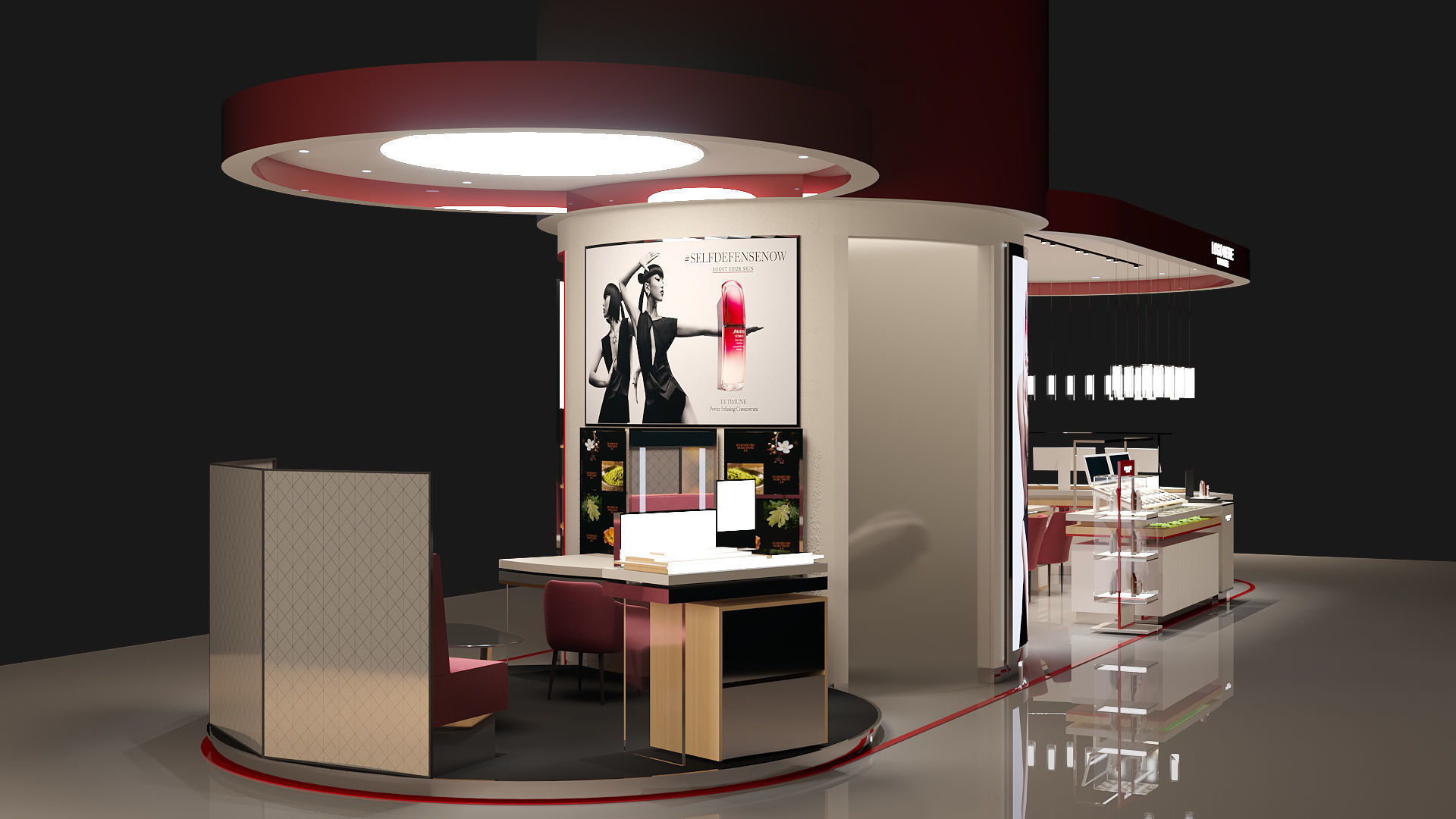 BEAUTY STORE FULL 3D SCENE 3D model_2