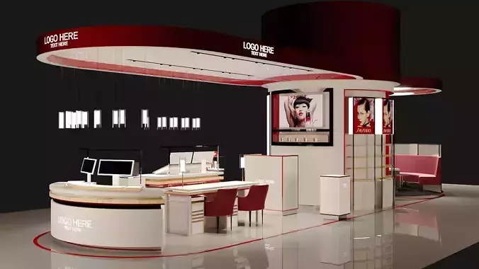 BEAUTY STORE FULL 3D SCENE
