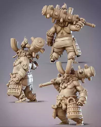 Bokizen 3D model samurai warrior