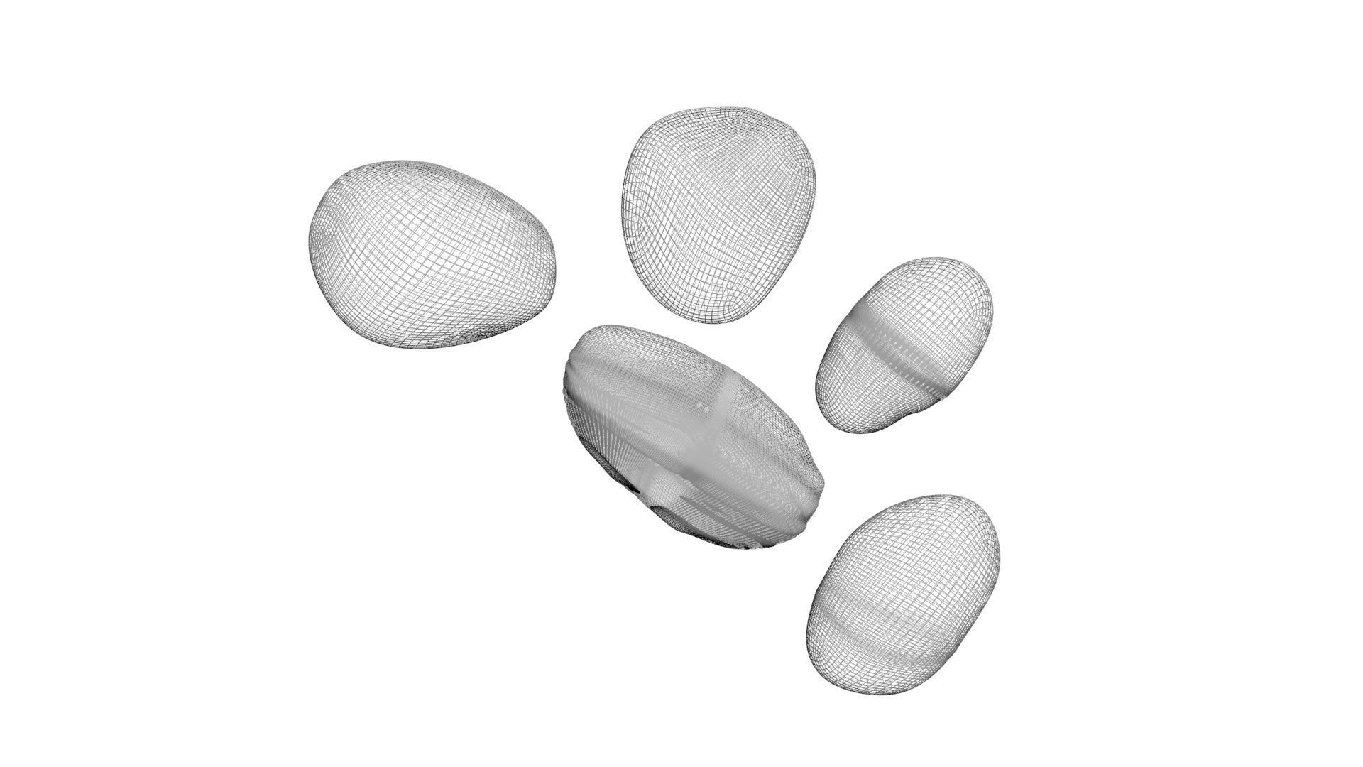 Rocks Set 3D model_17