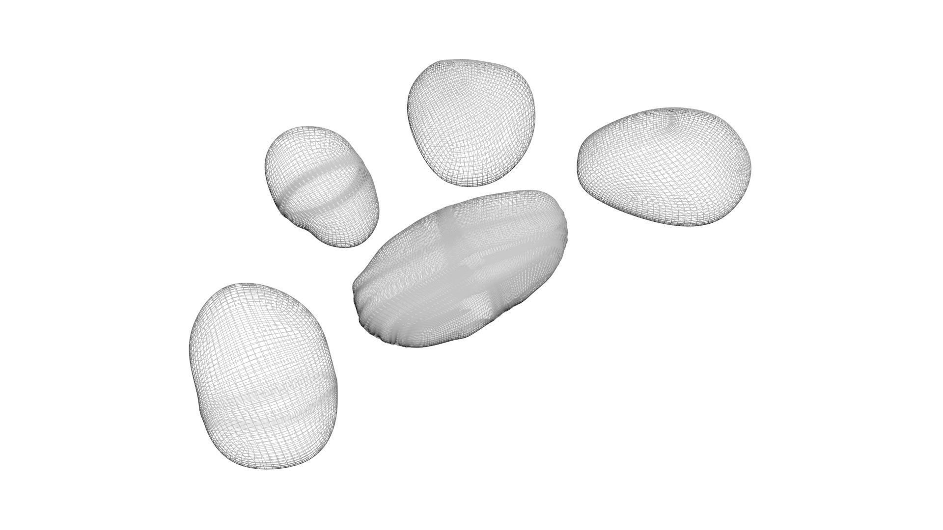 Rocks Set 3D model_15