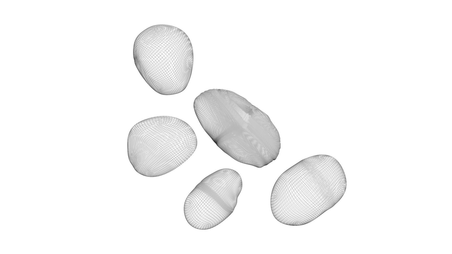 Rocks Set 3D model_14