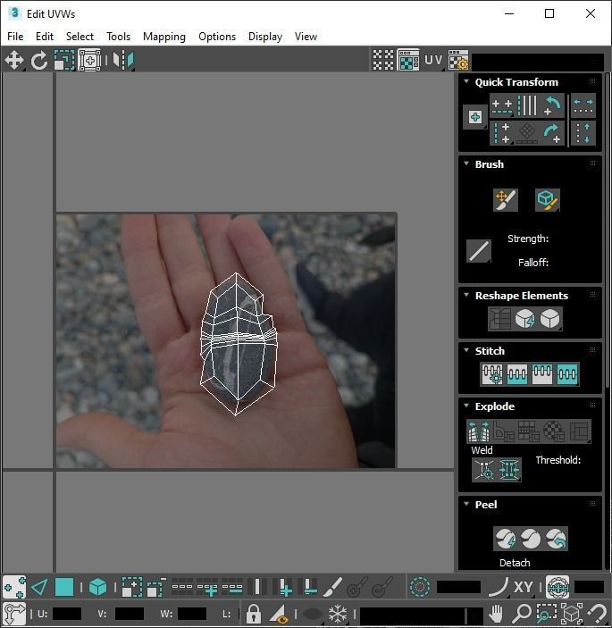 Rocks Set 3D model_25