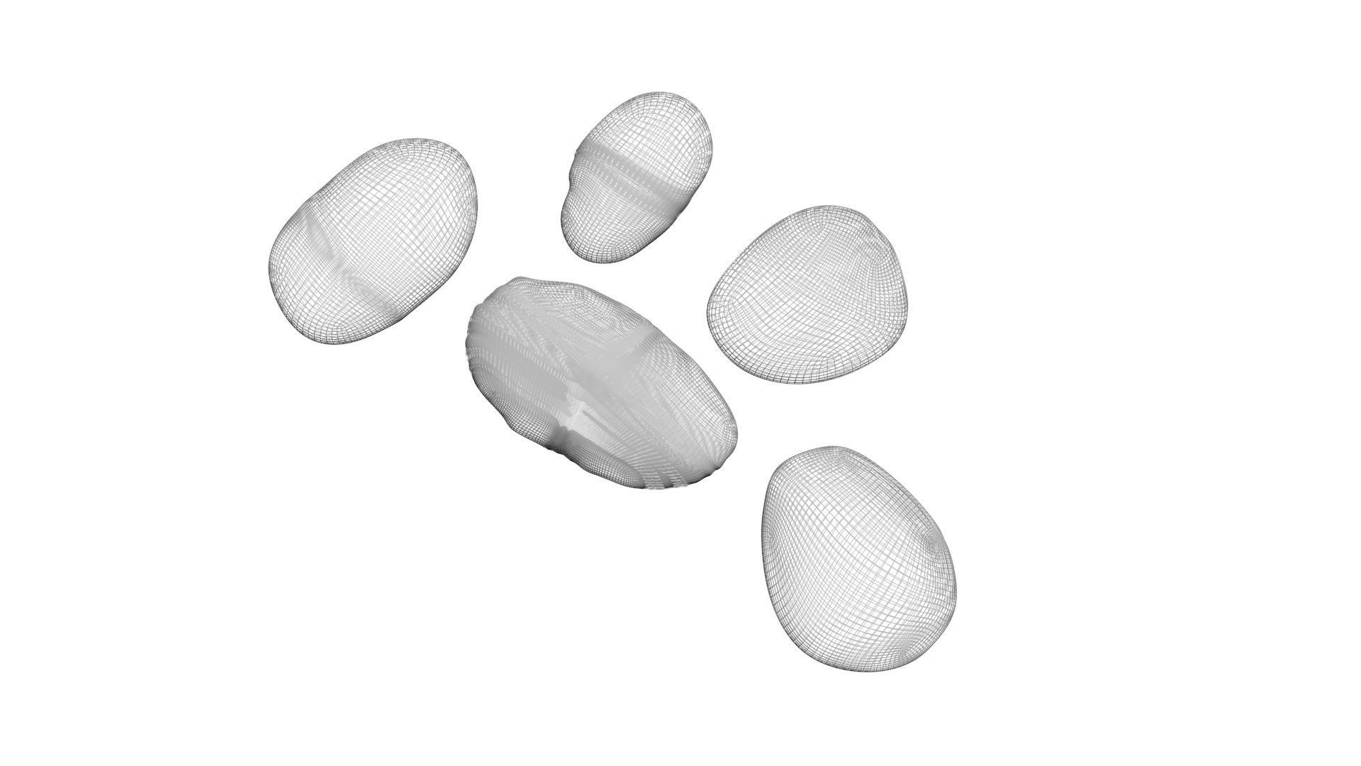 Rocks Set 3D model_16