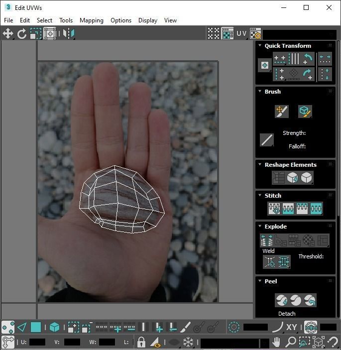 Rocks Set 3D model_21