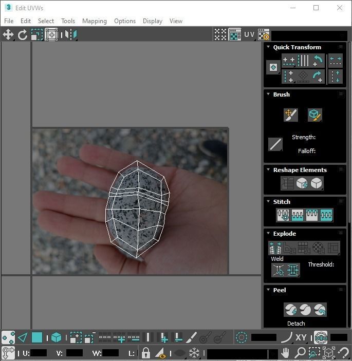 Rocks Set 3D model_23
