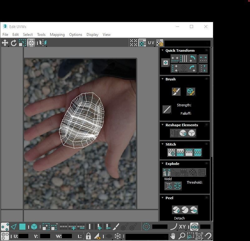 Rocks Set 3D model_23