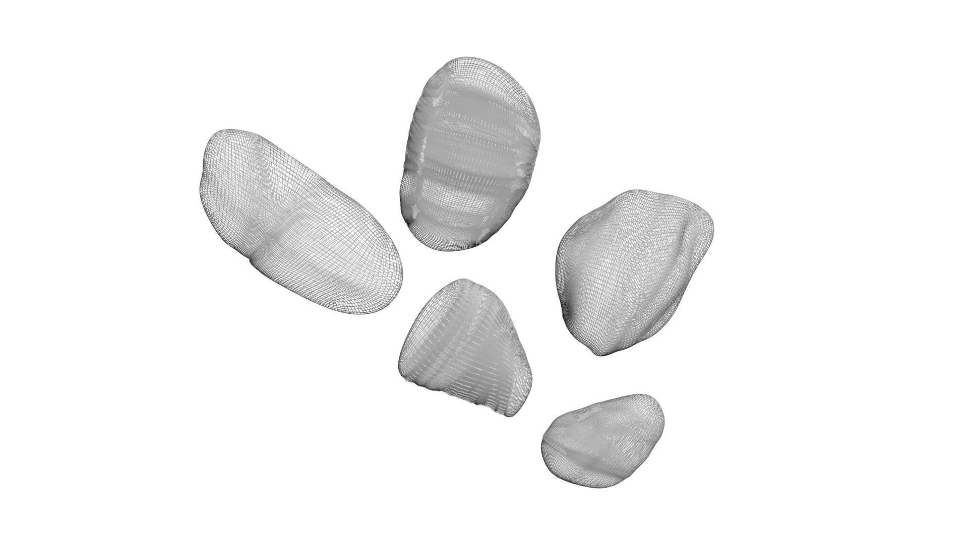 Rocks Set 3D model_17