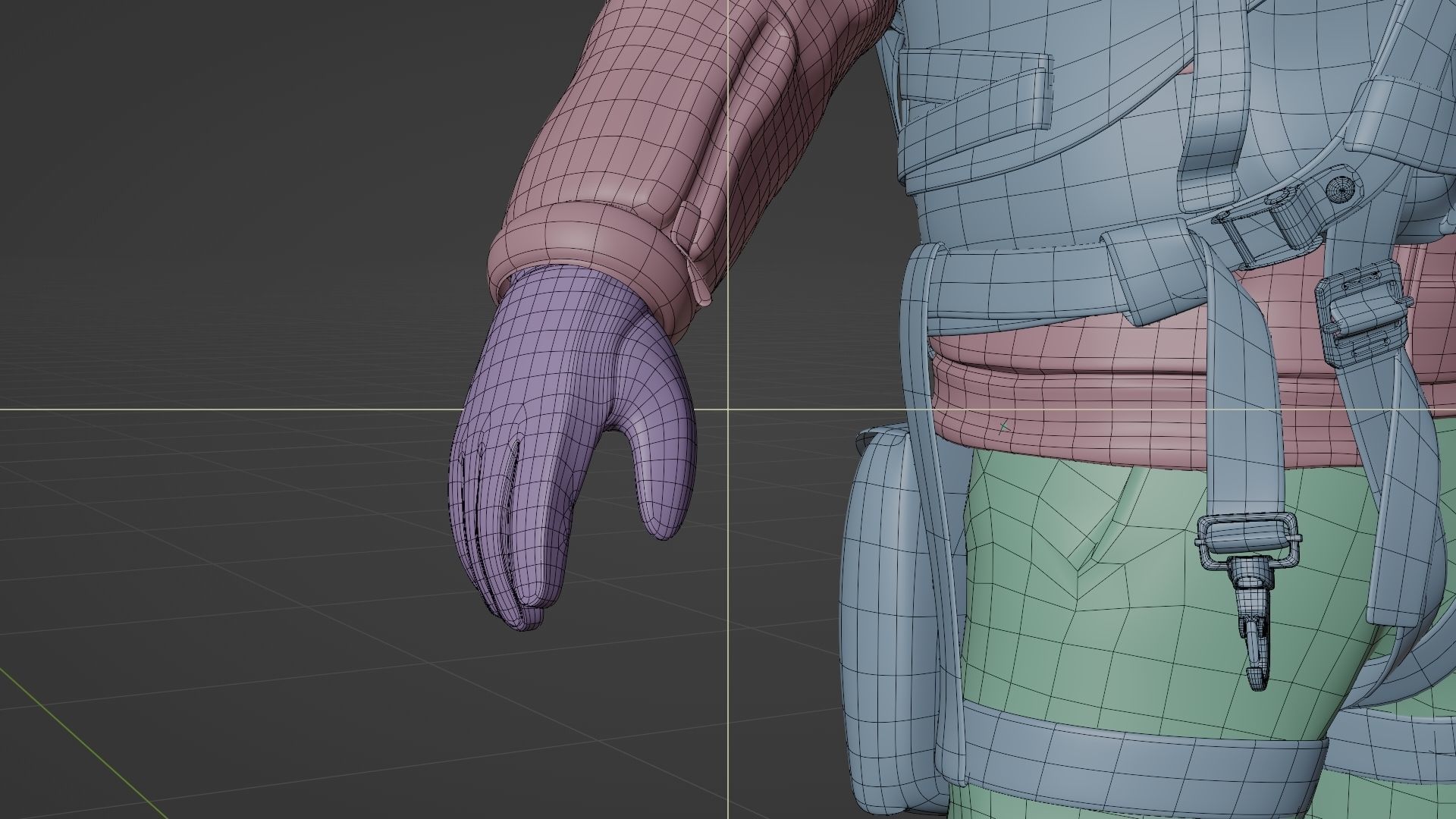  SOLDIER WWII USA Pilot 3D model_23