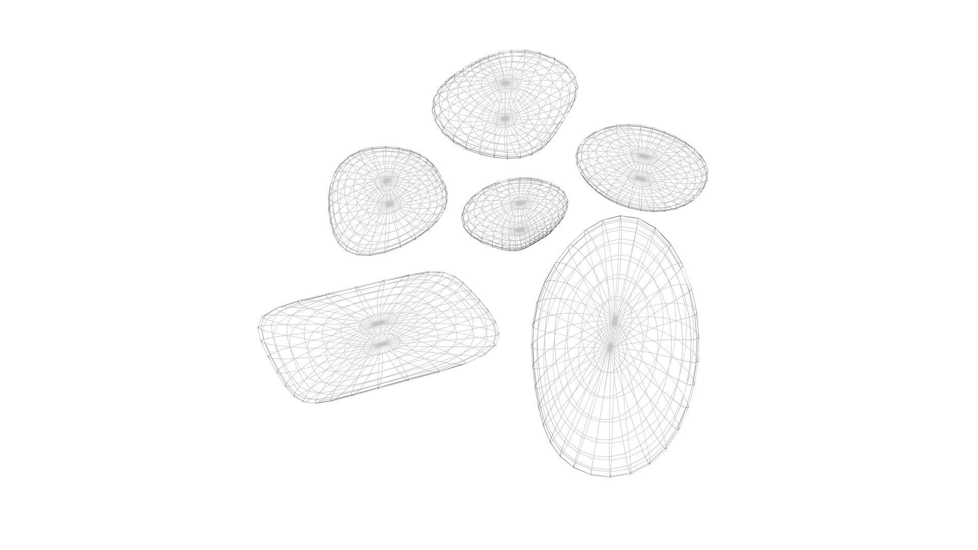 Rocks Set 3D model_12