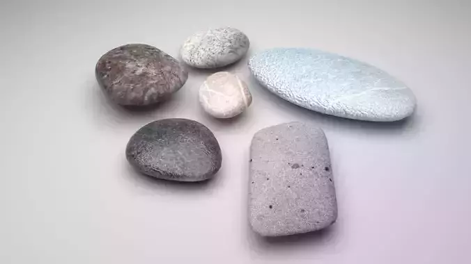 Rocks Set 3D model