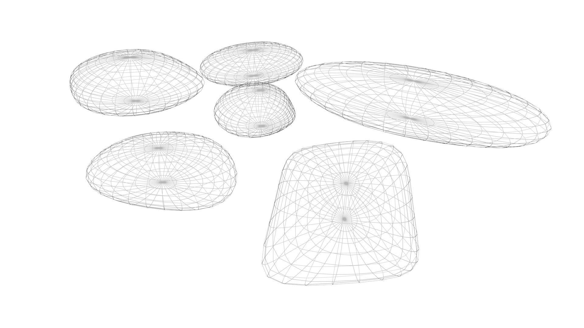 Rocks Set 3D model_11