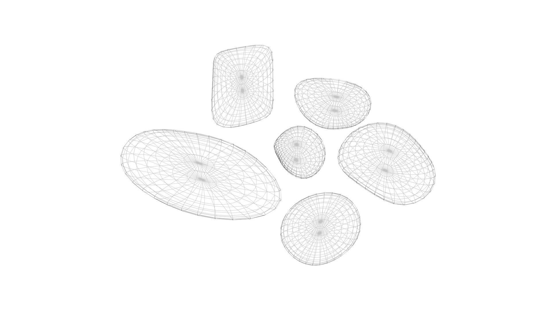 Rocks Set 3D model_13