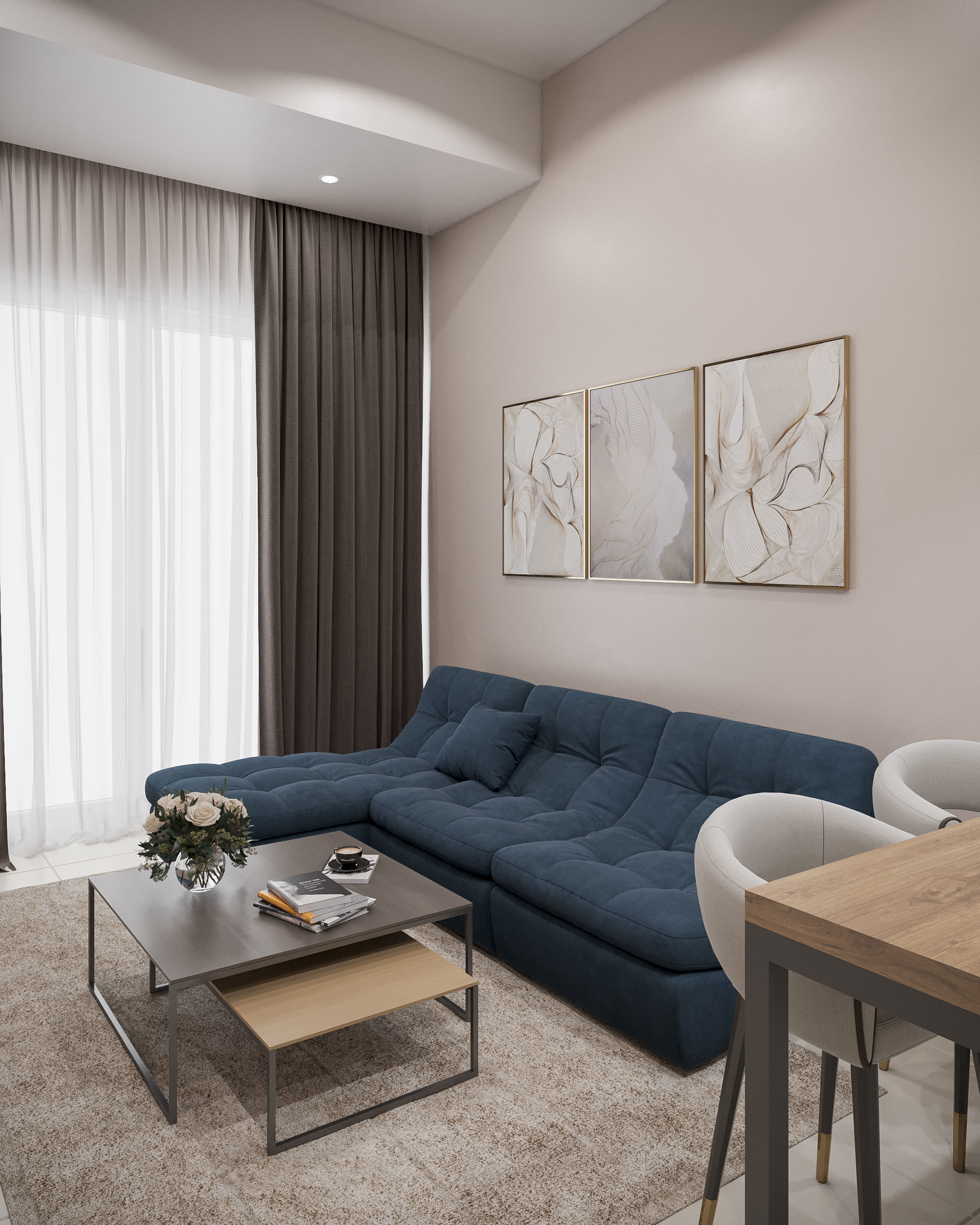 Modern Loft Studio Interior Scene 3D model | CGTrader