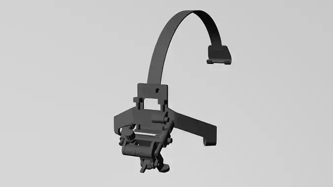Lucie Mount Style NVG display replica for reenactors 3D model Lucie Mount Style NVG display replica for reenactors 3D model
