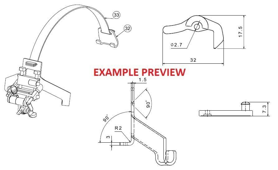 Lucie Mount Style NVG display replica for reenactors 3D model_1